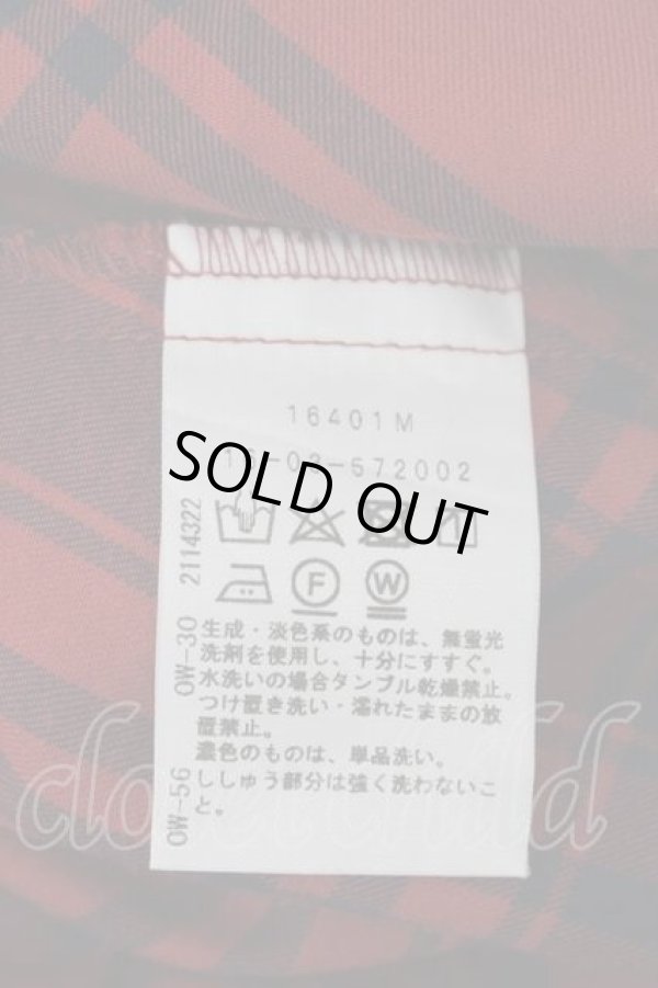 画像5: ヴィヴィアンウエストウッド 中古 / チェックシャツワンピース 2 赤Ｘ紺チェック  I-26-08-19-014-jc-HD-ZI (5)