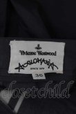 画像4: ANGLOMANIA 中古 / ストライプ切替スカート 36 グレーＸ白  I-26-08-19-018-sk-HD-ZI (4)