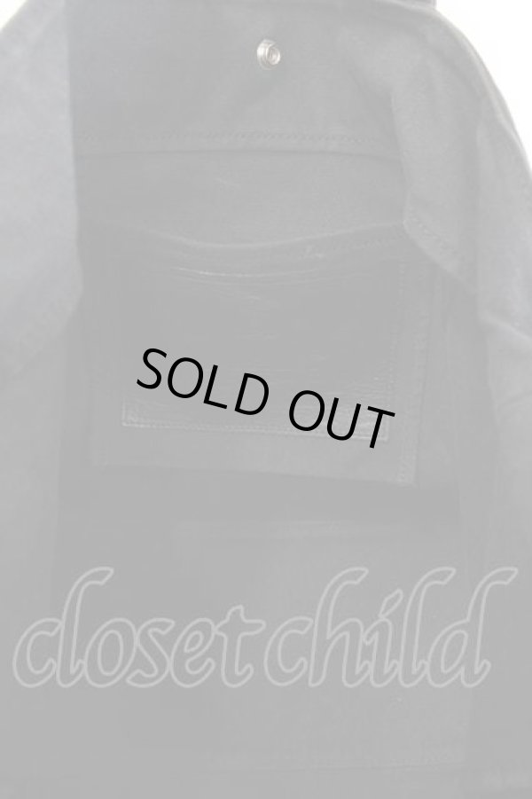 画像3: ヴィヴィアンウエストウッド 中古 / DOUBLE ORB TOTE BAG  黒  I-26-08-19-020-ba-HD-ZI (3)