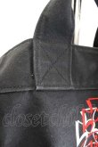 画像4: ヴィヴィアンウエストウッド 中古 / DOUBLE ORB TOTE BAG  黒  I-26-08-19-020-ba-HD-ZI (4)