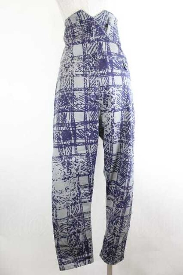 画像3: ヴィヴィアンウエストウッド MAN 中古 / チェックティルケトラウザーパンツ 44 グレーチェック  I-26-08-26-023-pa-HD-ZI (3)