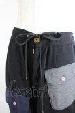 画像2: ヴィヴィアンウエストウッド MAN 中古 / ポケットサルエルパンツ 44 黒Ｘグレー  I-26-08-26-024-pa-HD-ZI (2)