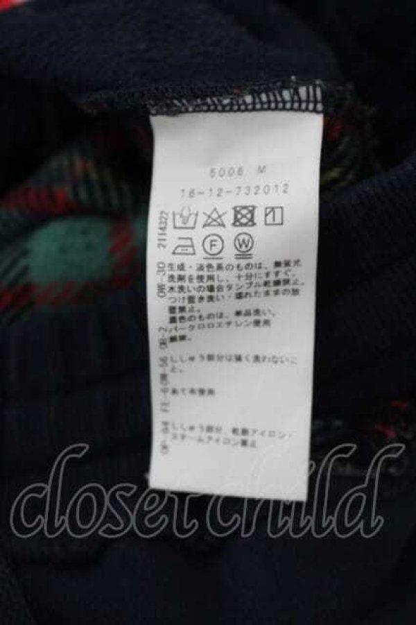 画像5: ヴィヴィアンウエストウッド 中古 / タータンブロッキング裏毛起毛パンツ 00 黒Ｘ緑チェック  I-26-08-26-025-pa-HD-ZI (5)