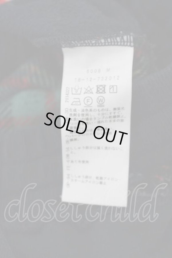 画像5: ヴィヴィアンウエストウッド 中古 / タータンブロッキング裏毛起毛パンツ 00 黒Ｘ緑チェック  I-26-08-26-025-pa-HD-ZH (5)
