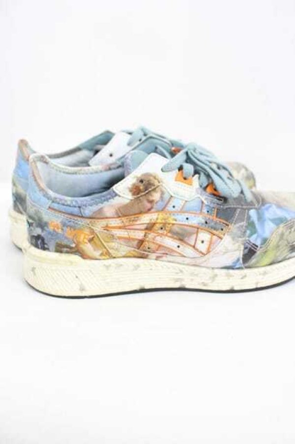 画像4: ヴィヴィアンウエストウッド 中古 / ヴィヴィアンウエストウッド × ASICS TIGERコラボスニーカー 26.5CM 青Ｘ白  I-26-08-26-038-sh-HD-ZI (4)