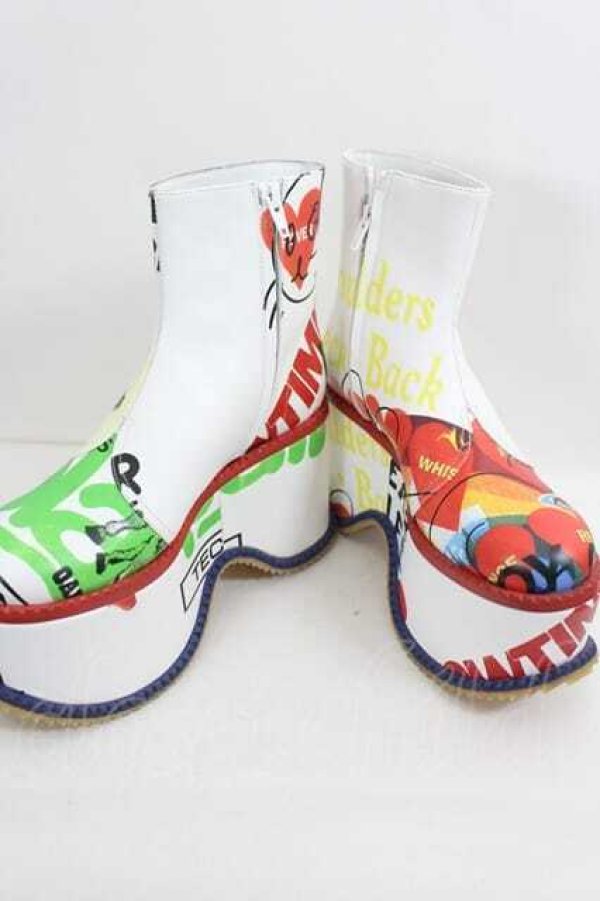 画像6: ヴィヴィアンウエストウッド 中古 / SLADE BOOT  白  I-26-08-26-041-sh-HD-ZI (6)