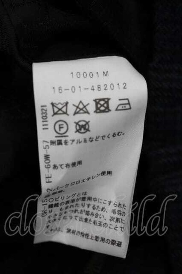 画像5: ヴィヴィアンウエストウッド 中古 / チェックフードブルゾン 2 黒チェック  I-26-09-16-018-jc-HD-ZI (5)