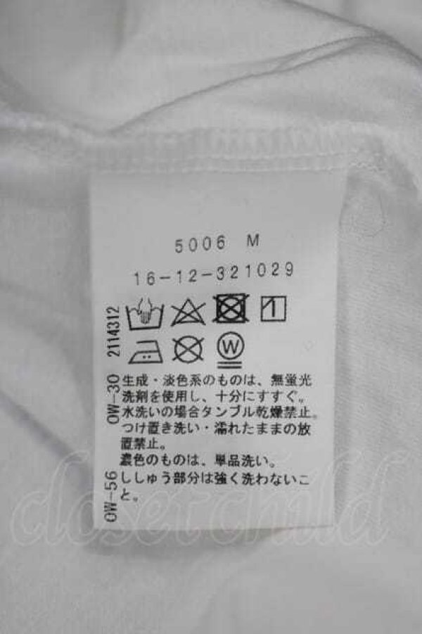 画像6: ヴィヴィアンウエストウッド 中古 / ステインレスキャットプリントラウンドヘムTシャツ 00 白Ｘ青  I-26-09-16-005-to-HD-ZI (6)