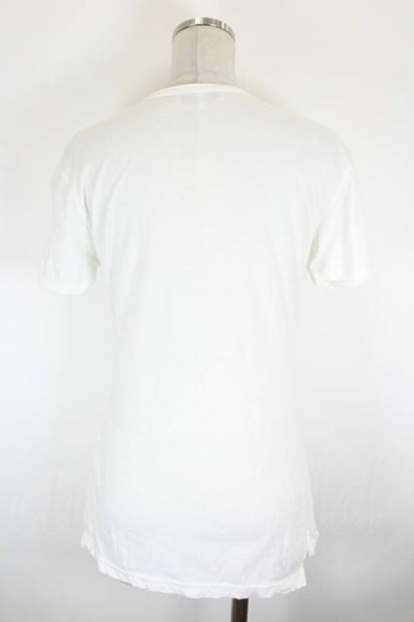 画像2: ヴィヴィアンウエストウッド 中古 / スペード風プリントTシャツ S 白Ｘ赤Ｘ黒  I-26-09-16-010-to-HD-ZI (2)