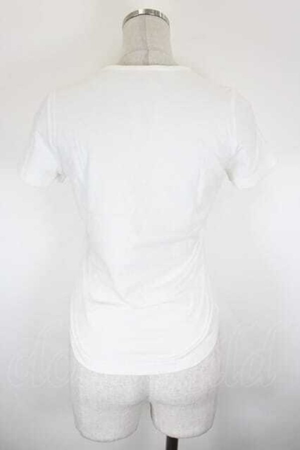 画像2: ヴィヴィアンウエストウッド 中古 / カラーオーブ刺繍Tシャツ M 白  I-26-09-16-013-ts-HD-ZI (2)