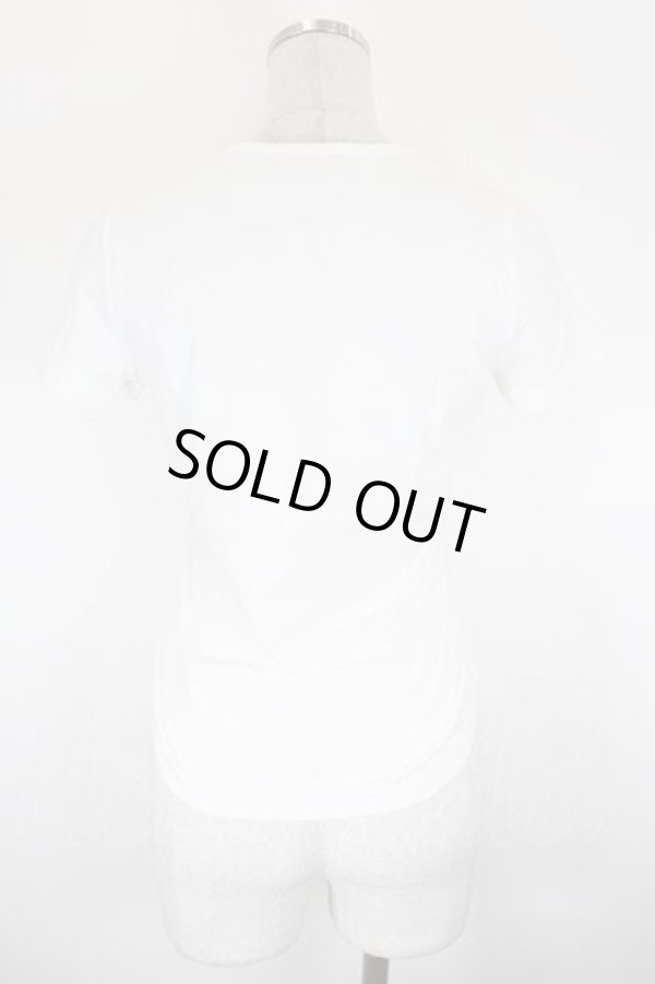 画像2: ヴィヴィアンウエストウッド 中古 / カラーオーブ刺繍Tシャツ M 白  I-26-09-16-013-ts-HD-ZI (2)