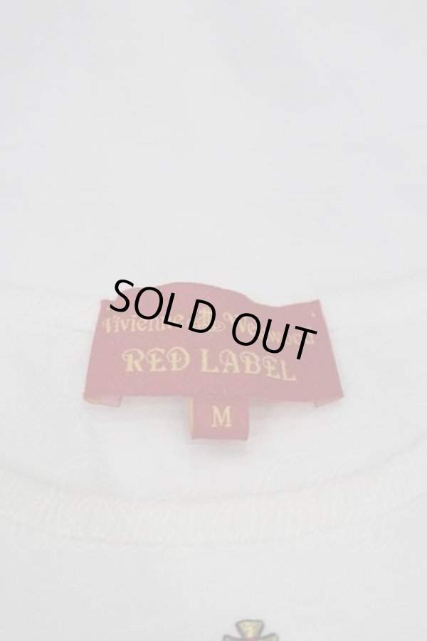 画像5: ヴィヴィアンウエストウッド 中古 / カラーオーブ刺繍Tシャツ M 白  I-26-09-16-013-ts-HD-ZI (5)