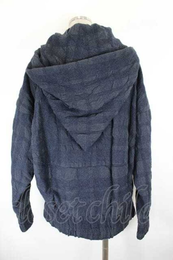 画像2: ヴィヴィアンウエストウッド 中古 / チェックフードブルゾン 2 黒チェック  I-26-09-16-018-jc-HD-ZI (2)