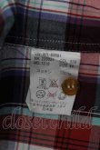 画像5: ヴィヴィアンウエストウッド MAN 中古 / オーブ刺繍タータンチェックシャツ 44 ピンクＸ黒チェック  I-26-09-30-003-bl-HD-ZI (5)