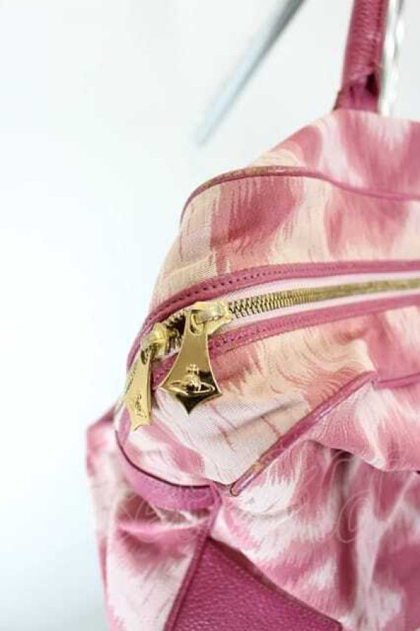 画像5: ヴィヴィアンウエストウッド 中古 / レオパードボストンbag  ピンク  I-26-09-30-029-ba-HD-ZI (5)