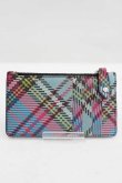 画像2: ヴィヴィアンウエストウッド 中古 / BIOGREEN SAFFIANO PRINTED SLIM LONG CARD HOLDER  ブルー  I-26-09-30-036-gd-HD-ZI (2)