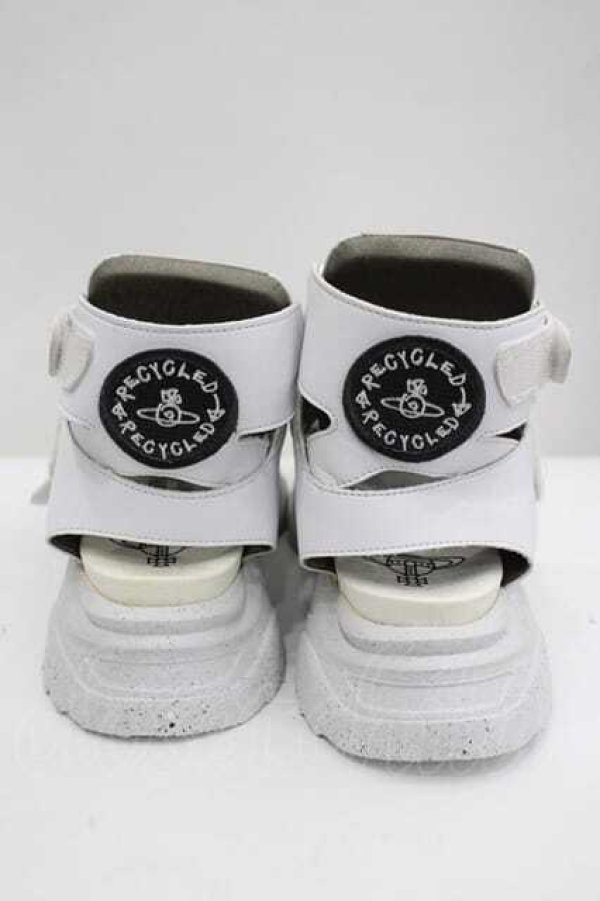 画像2: ヴィヴィアンウエストウッド 中古 / ROMPER SANDAL ロンパーサンダル 38（24cm） ホワイト  I-26-09-30-040-sh-YM-ZI (2)