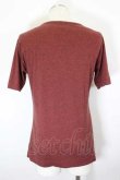 画像2: ヴィヴィアンウエストウッド MAN 中古 / エリザベスTシャツ S ブラウン  I-26-09-30-005-ts-HD-ZI (2)