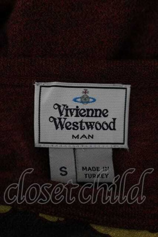 画像4: ヴィヴィアンウエストウッド MAN 中古 / エリザベスTシャツ S ブラウン  I-26-09-30-005-ts-HD-ZI (4)