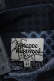 画像4: ヴィヴィアンウエストウッド MAN 中古 / パッチワーク風ロングシャツ 44 青  I-26-09-30-001-bl-HD-ZI (4)