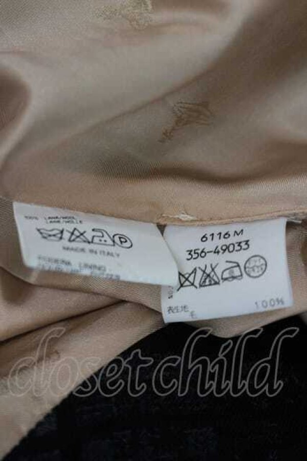 画像5: ヴィヴィアンウエストウッド 中古 / 斜メチェックラブジャケット 38 黒  I-26-09-30-010-jc-HD-ZI (5)