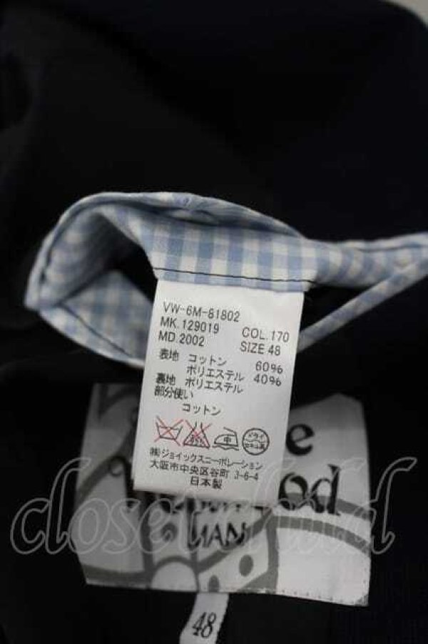 画像4: ヴィヴィアンウエストウッド MAN 中古 / 2ボタンジャケット 48 ネイビー  I-26-09-30-014-jc-HD-ZI (4)