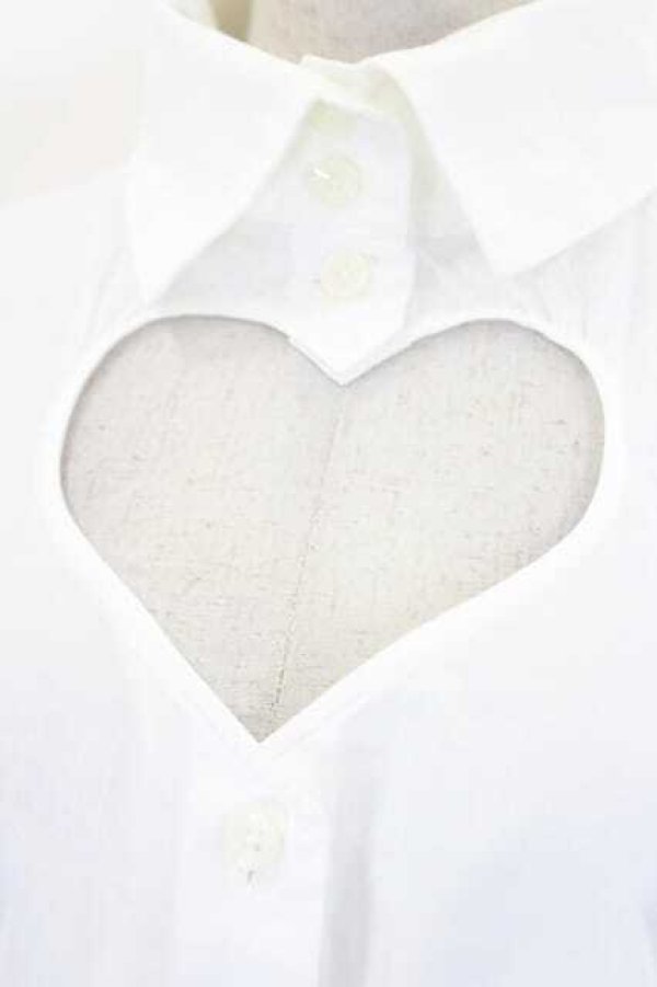 画像4: ヴィヴィアンウエストウッド 中古 / カラーオーブ刺繍ブラウス  白  I-26-10-21-017-to-HD-ZI (4)