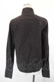 画像2: ヴィヴィアンウエストウッド 中古 / オーブ刺繍高襟シャツ 01 黒  I-26-10-21-019-bl-HD-ZI (2)