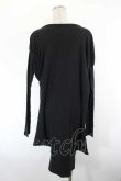 画像2: ヴィヴィアンウエストウッド 中古 / 単色オーブ刺繍変形ワンピース 1 黒  I-26-10-21-026-op-HD-ZI (2)