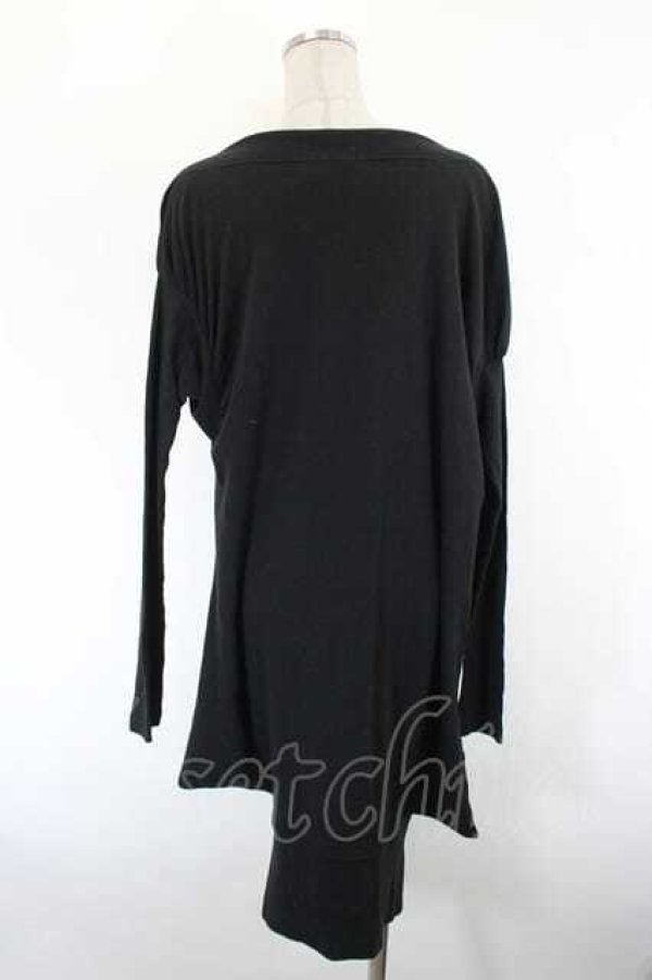 画像2: ヴィヴィアンウエストウッド 中古 / 単色オーブ刺繍変形ワンピース 1 黒  I-26-10-21-026-op-HD-ZI (2)