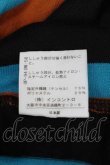 画像6: ヴィヴィアンウエストウッド 中古 / ボーダー半袖ワンピース 2 黒Ｘ青Ｘオレンジ  I-26-10-21-030-op-HD-ZI (6)