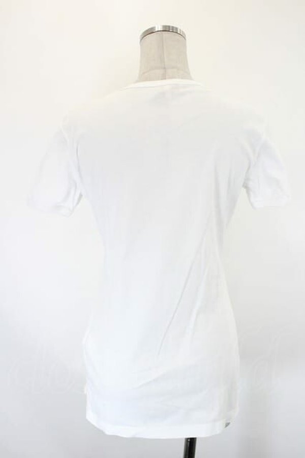 画像2: ヴィヴィアンウエストウッド 中古 / 総柄Tシャツ S 白Ｘ黒  I-26-10-21-001-to-HD-ZI (2)