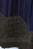 画像6: ヴィヴィアンウエストウッド 中古 / ブロッキングストライプスカート 00 黒ＸボルドーＸブラウン  I-26-10-21-033-sk-HD-ZI (6)