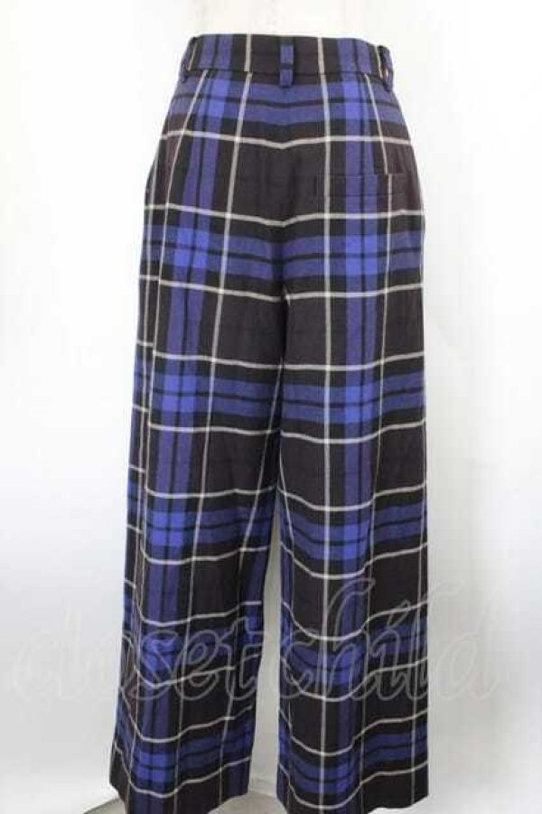 画像2: ヴィヴィアンウエストウッド 中古 / タータンチェックパンツ  青チェック  I-26-10-21-036-pa-HD-ZI (2)
