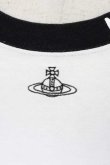 画像4: ヴィヴィアンウエストウッド MAN 中古 / オーブ刺繍半袖カットソー 46 アイボリーＸ黒  I-26-10-21-037-to-HD-ZI (4)