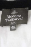 画像5: ヴィヴィアンウエストウッド MAN 中古 / オーブ刺繍半袖カットソー 46 アイボリーＸ黒  I-26-10-21-037-to-HD-ZI (5)