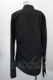 画像2: ヴィヴィアンウエストウッド MAN 中古 / 裾刺繍ロングシャツ III 黒  I-26-10-21-038-bl-HD-ZI (2)