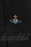 画像4: ヴィヴィアンウエストウッド MAN 中古 / 裾刺繍ロングシャツ III 黒  I-26-10-21-038-bl-HD-ZI (4)