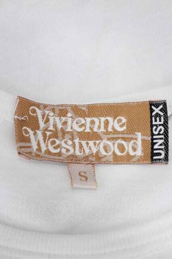 画像5: ヴィヴィアンウエストウッド 中古 / 総柄Tシャツ S 白Ｘ黒  I-26-10-21-001-to-HD-ZI (5)