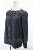 画像3: ヴィヴィアンウエストウッド 中古 / 単色オーブ刺繍ギャザーゴム胸元長袖カットソー 2 黒  I-26-10-21-011-to-HD-ZI (3)