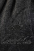画像4: ヴィヴィアンウエストウッド 中古 / 単色オーブ刺繍ギャザーゴム胸元長袖カットソー 2 黒  I-26-10-21-011-to-HD-ZI (4)