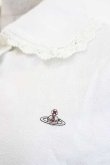 画像4: ヴィヴィアンウエストウッド 中古 / オーブ刺繍レース襟半袖ブラウス 02 白  I-26-10-21-014-jc-HD-ZI (4)