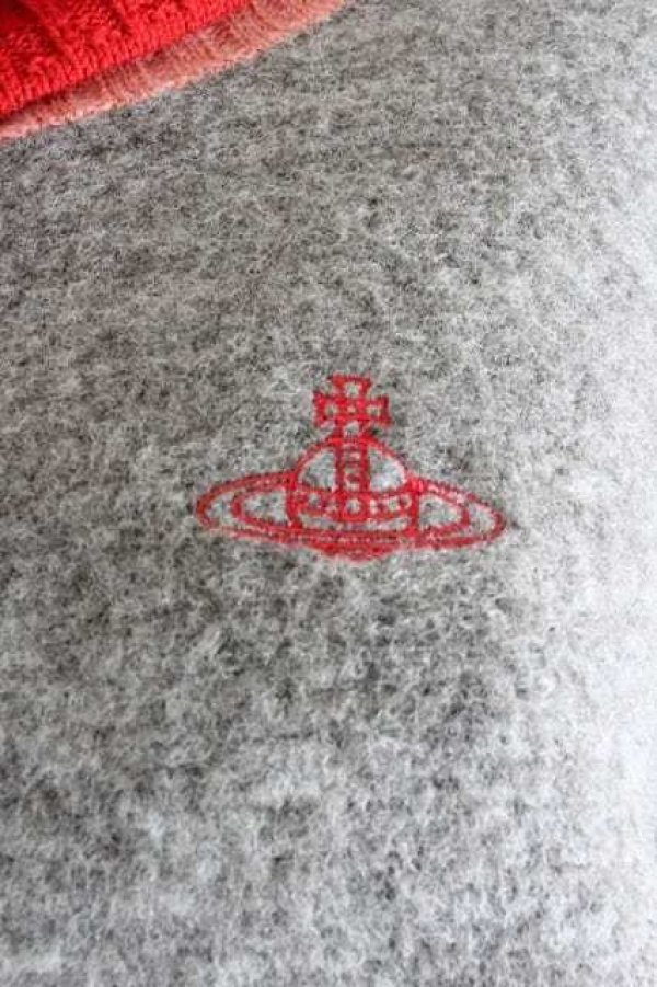 画像3: ヴィヴィアンウエストウッド 中古 / ハイネックニットオーブ刺繍ワンピース O/S  I-26-10-31-026-op-HD-ZI (3)