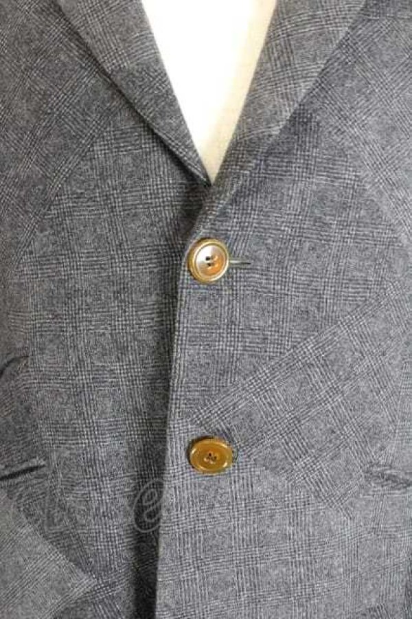 画像3: ヴィヴィアンウエストウッド MAN 中古 / DLジャケット 46 グレーチェック  I-26-10-31-006-jc-HD-ZI (3)