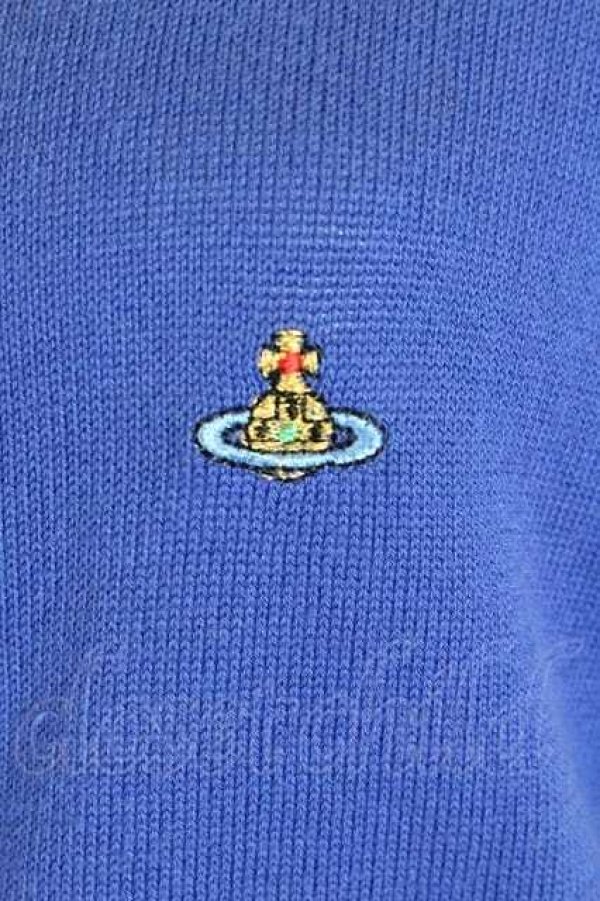 画像3: ヴィヴィアンウエストウッド 中古 / カラーオーブ刺繍ニットカーディガン M  I-26-10-31-007-to-HD-ZI (3)