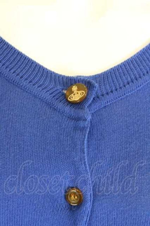 画像4: ヴィヴィアンウエストウッド 中古 / カラーオーブ刺繍ニットカーディガン M  I-26-10-31-007-to-HD-ZI (4)