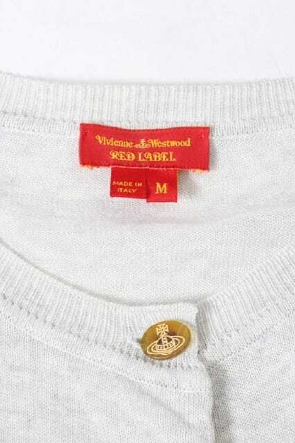 画像5: ヴィヴィアンウエストウッド 中古 / カラーオーブ刺繍ニットカーディガン M  I-26-10-31-009-to-HD-ZI (5)