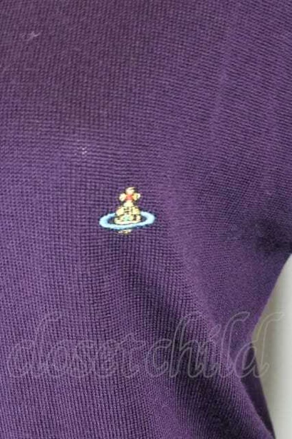 画像3: ヴィヴィアンウエストウッド 中古 / カラーオーブ刺繍ニットカーディガン M  I-26-10-31-014-jc-HD-ZI (3)