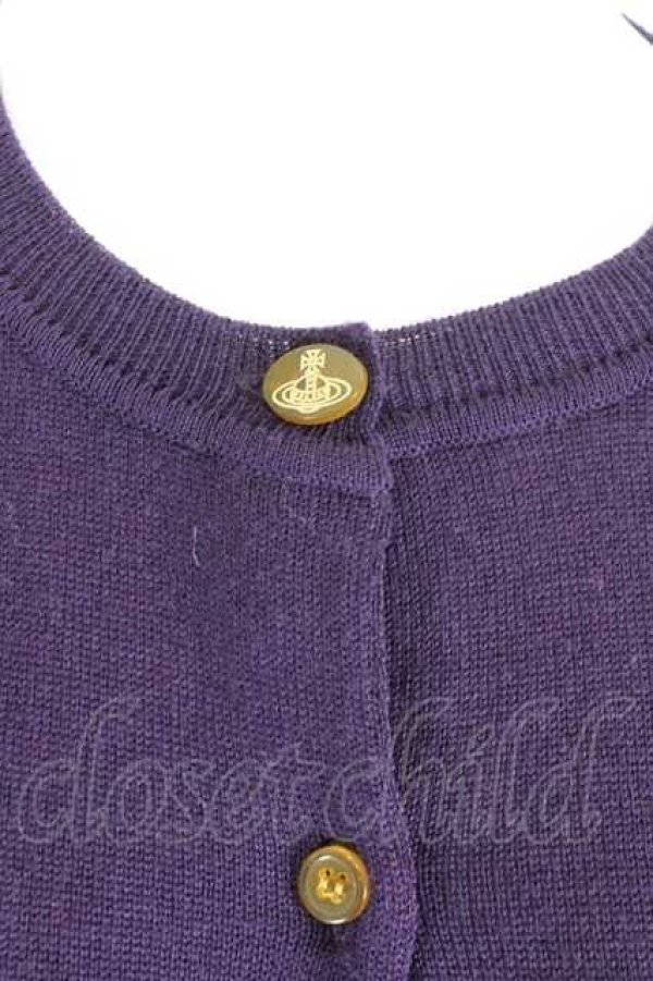 画像4: ヴィヴィアンウエストウッド 中古 / カラーオーブ刺繍ニットカーディガン M  I-26-10-31-014-jc-HD-ZI (4)