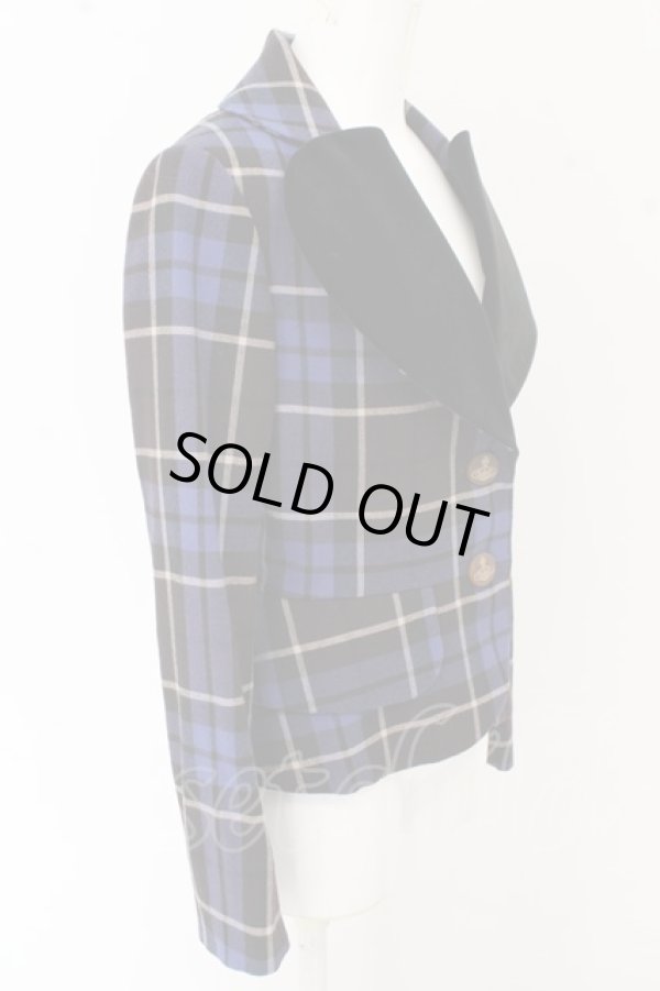 画像3: ヴィヴィアンウエストウッド 中古 / タータンチェックラブジャケット   O-23-10-08-008-jc-IG-OS (3)